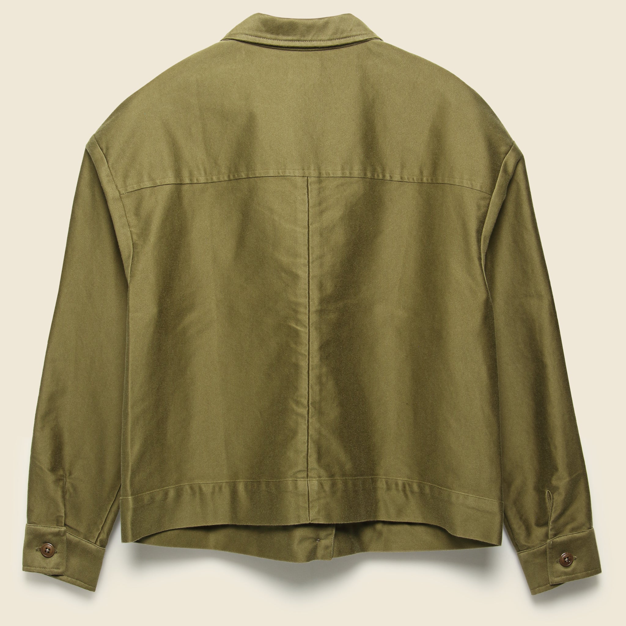 
                          Mora Military Jacket - Olive Moleskin - Esby - STAG Provisions - W - Outerwear - Coat/Jacket
                        