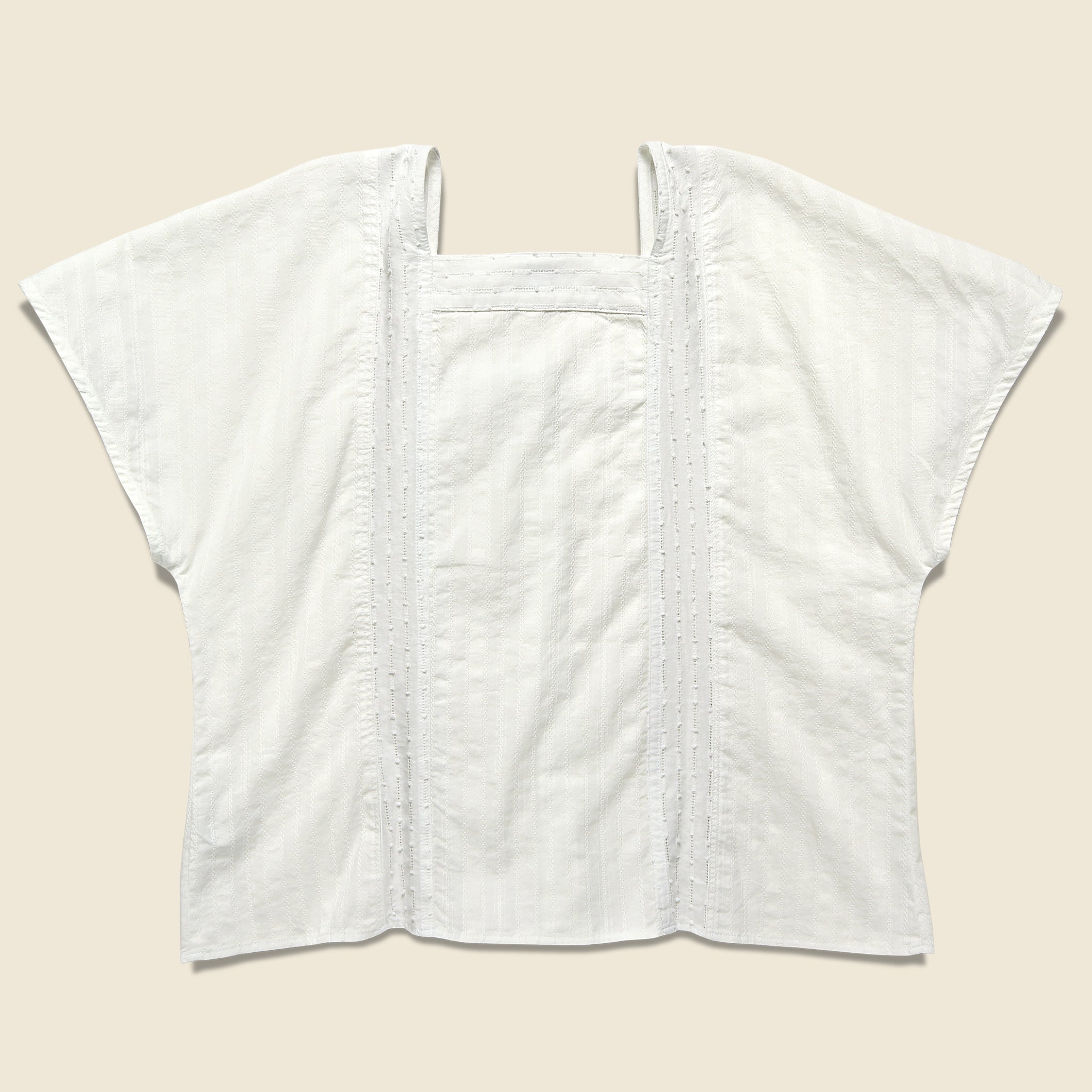 
                          Maya Dobby Button Down - White Sand - Esby - STAG Provisions - W - Tops - S/S Woven
                        