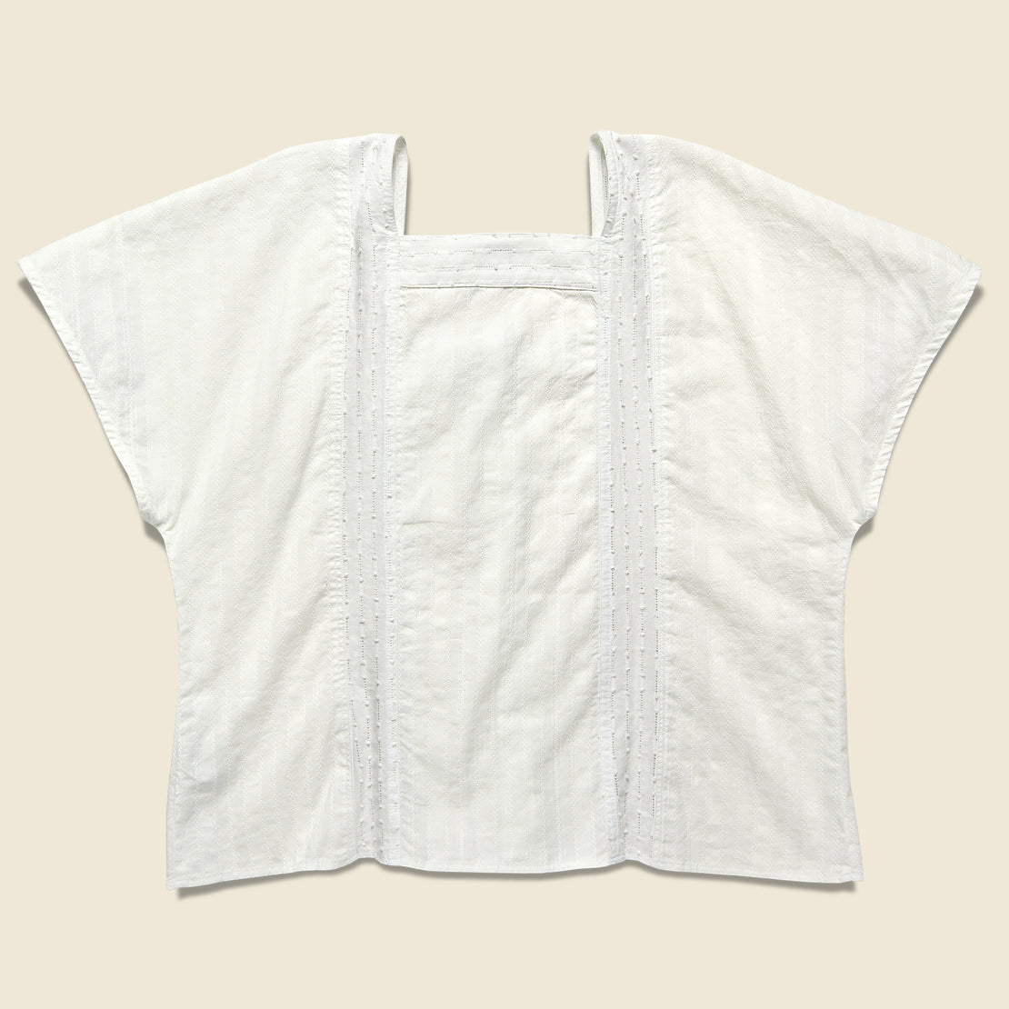 Maya Dobby Button Down - White Sand - Esby - STAG Provisions - W - Tops - S/S Woven