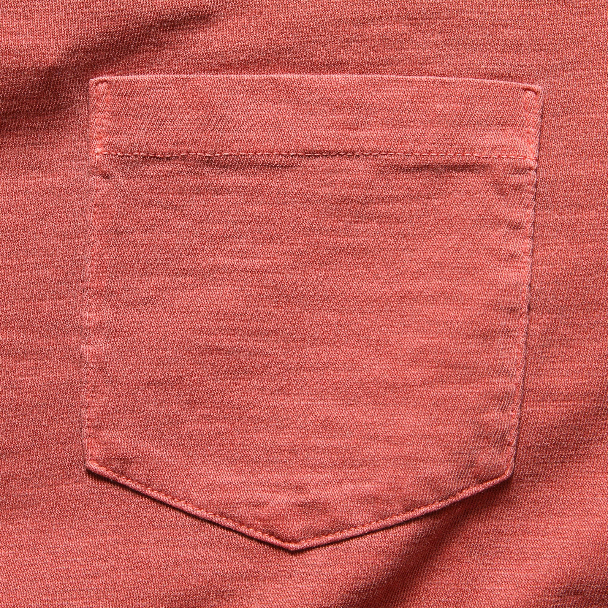 
                          Garment Dye Pocket Tee - Faded Red - Faherty - STAG Provisions - Tops - S/S Tee
                        