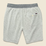 Backloop Jacquard Sweatshort - Grey - Faherty - STAG Provisions - Shorts - Lounge