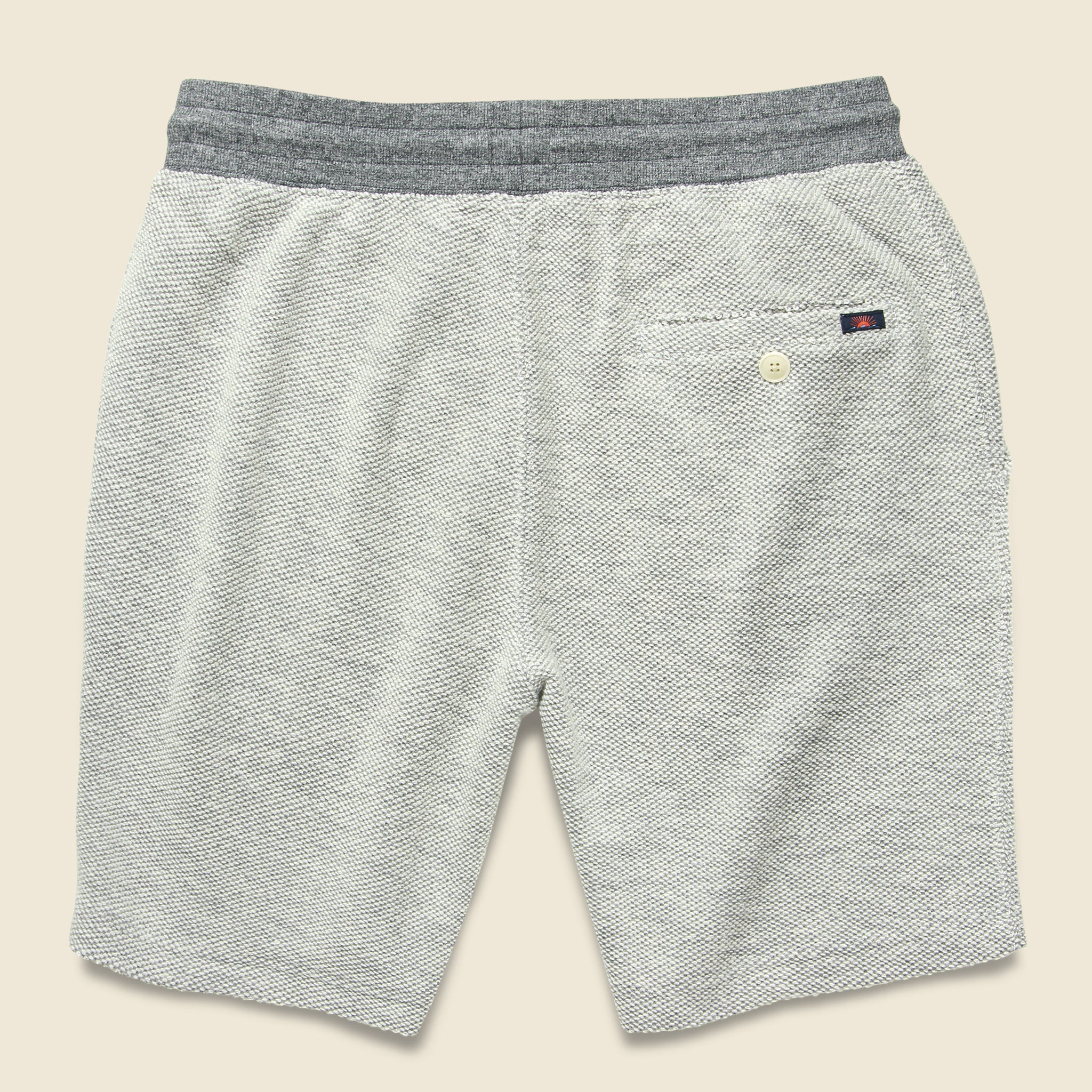 Backloop Jacquard Sweatshort - Grey - Faherty - STAG Provisions - Shorts - Lounge