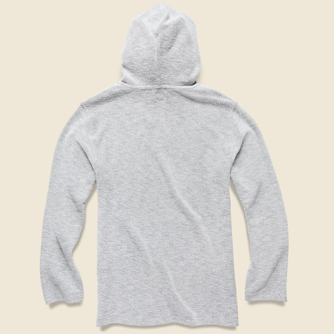 Backloop Jacquard Poncho - Grey - Faherty - STAG Provisions - Tops - Fleece / Sweatshirt