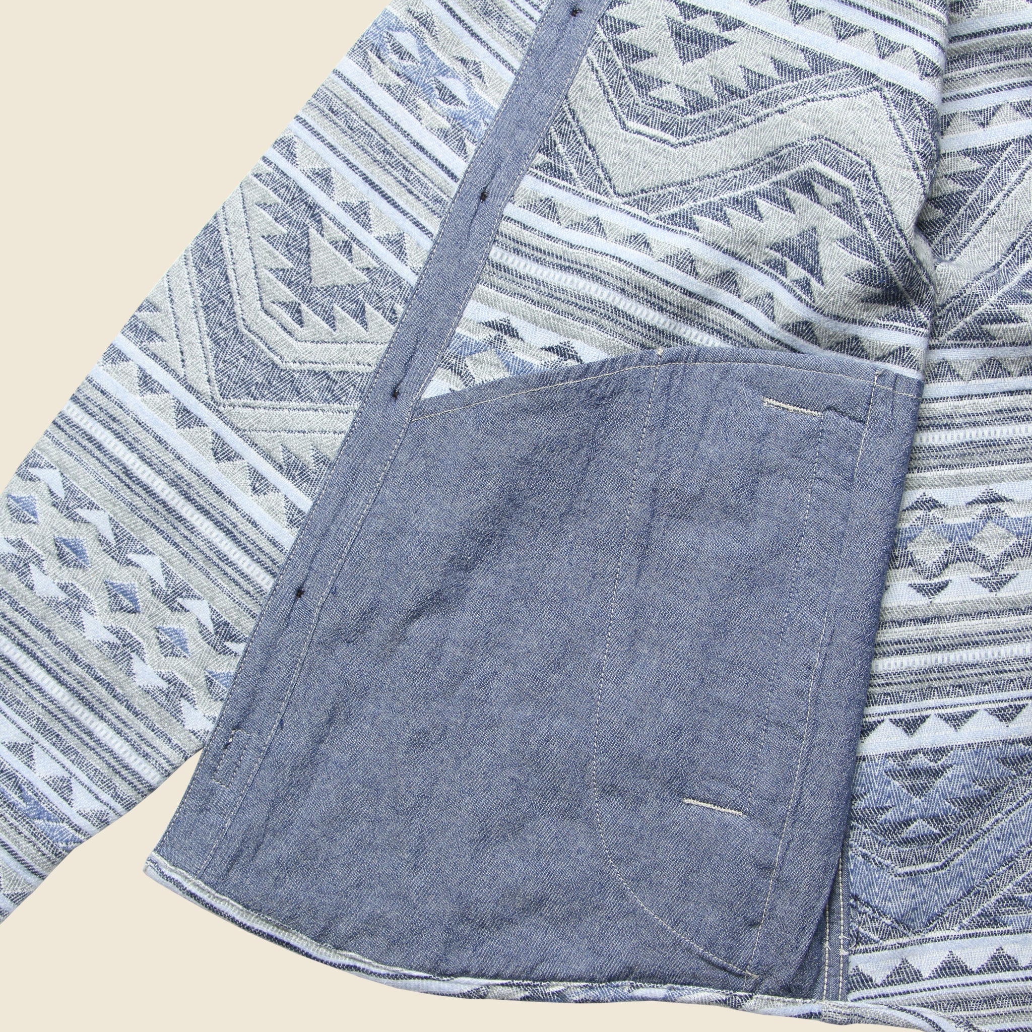 Durango CPO Workshirt - Twilight Glacier - Faherty - STAG Provisions - Tops - L/S Woven - Overshirt