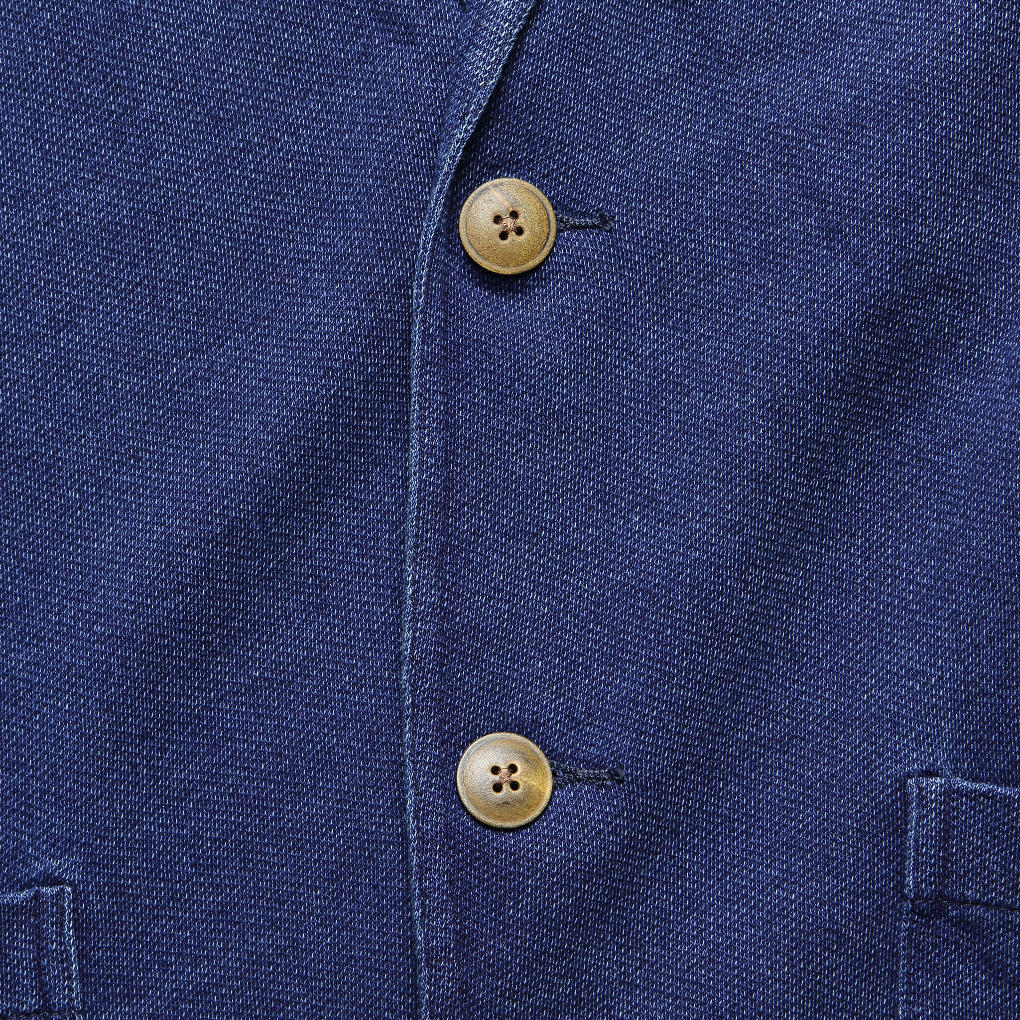 
                          Indigo Twill Knit Blazer - Java - Faherty - STAG Provisions - Suiting - Sport Coat
                        