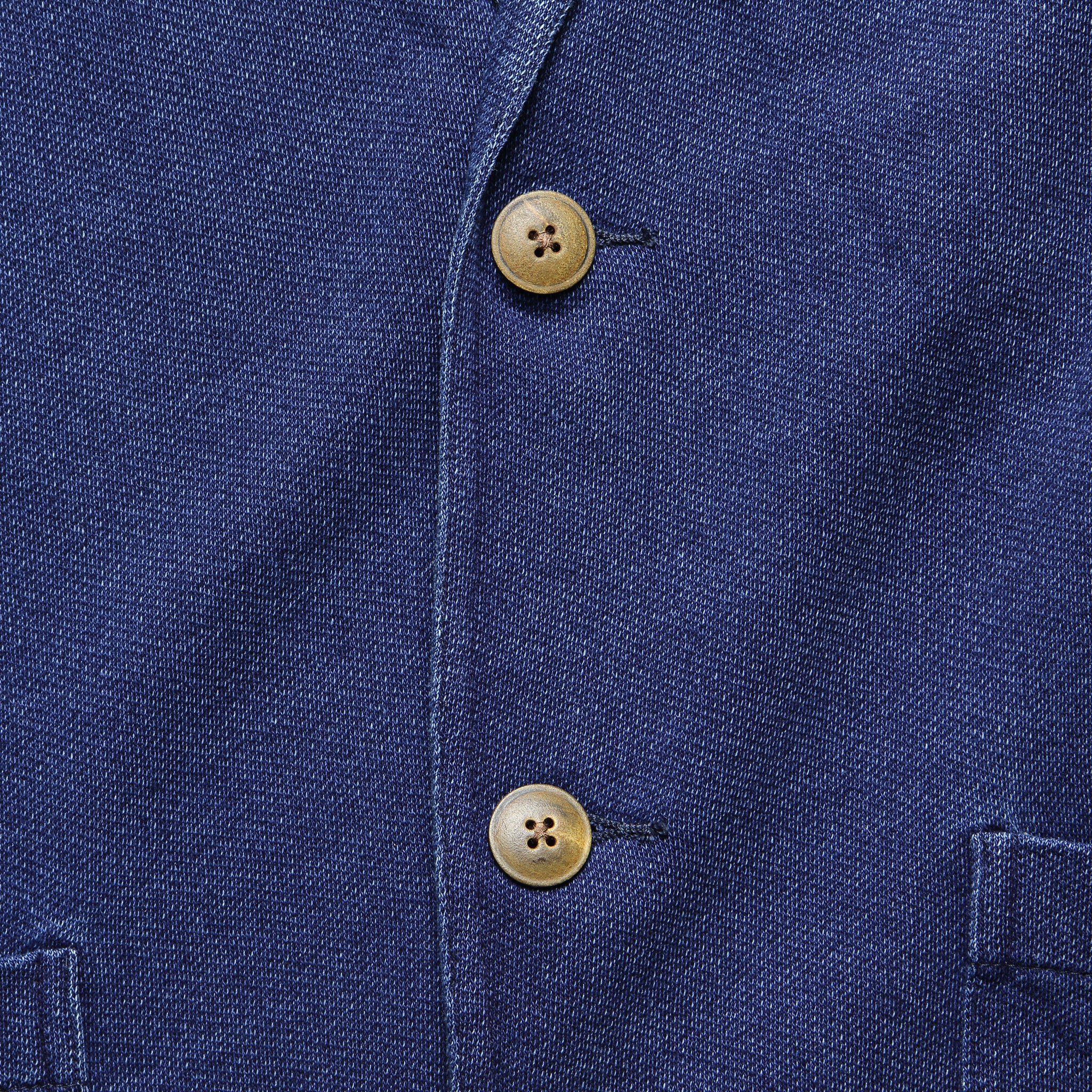 Indigo Twill Knit Blazer - Java - Faherty - STAG Provisions - Suiting - Sport Coat