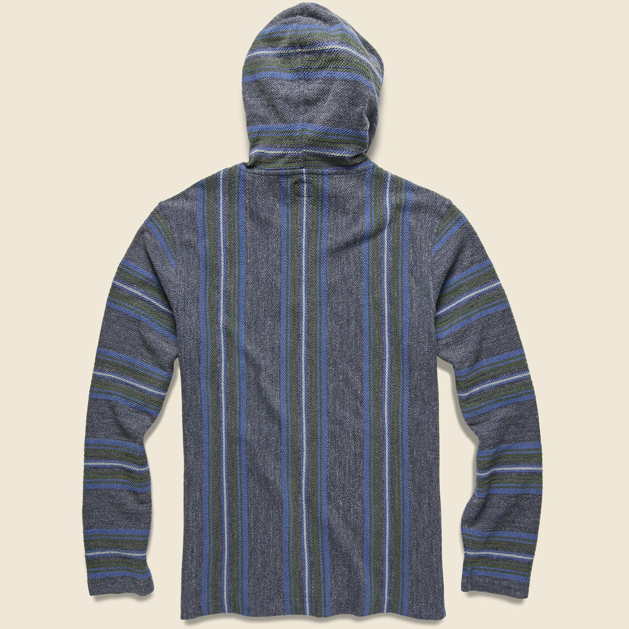 
                          Terry Baja Poncho - Tidepool Serape - Faherty - STAG Provisions - Tops - Fleece / Sweatshirt
                        