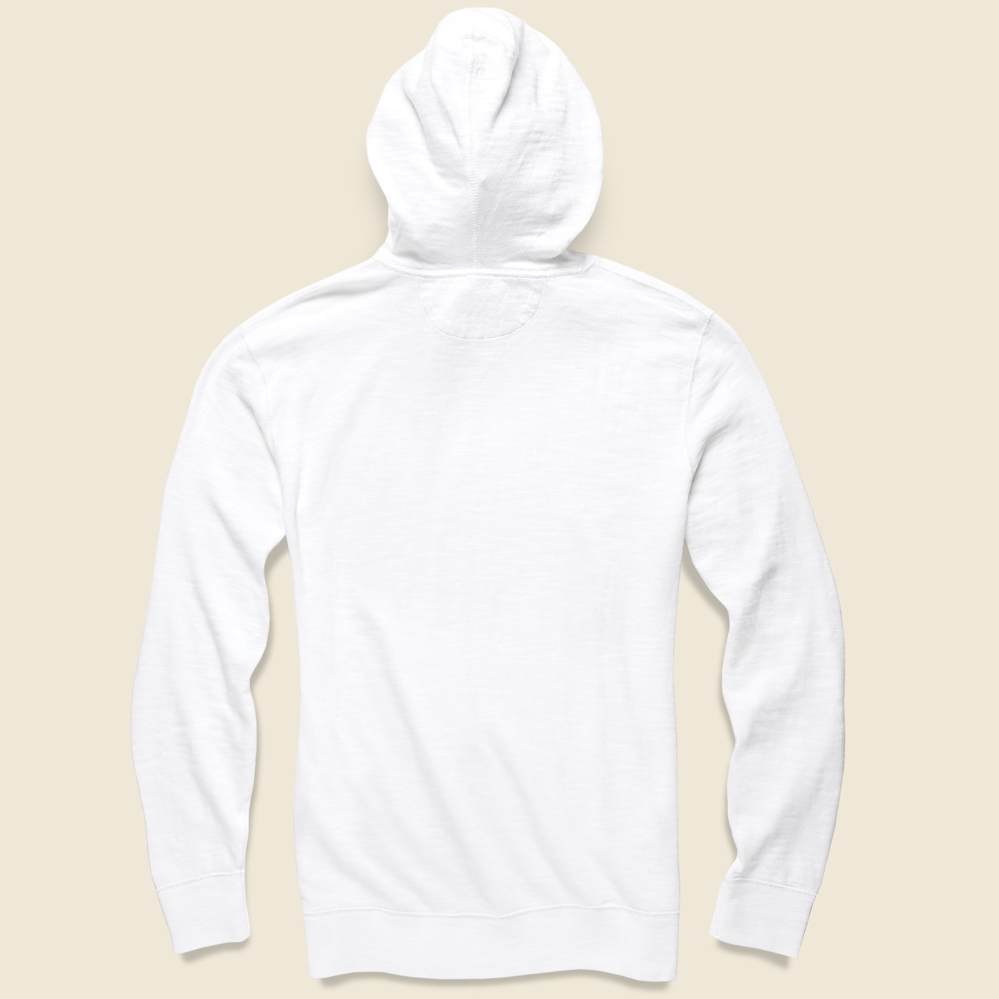 Slub Cotton Hoodie - White - Faherty - STAG Provisions - Tops - Fleece / Sweatshirt
