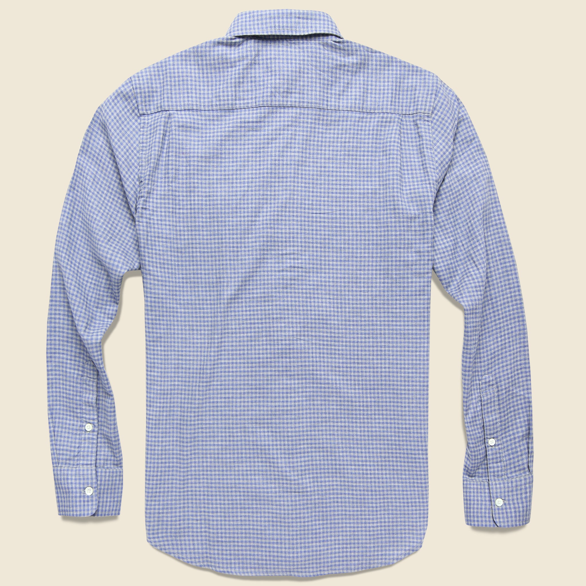 Pacific Shirt - Blue Grey Gingham - Faherty - STAG Provisions - Tops - L/S Woven - Plaid
