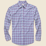 Ventura Shirt - Indigo White Plaid - Faherty - STAG Provisions - Tops - L/S Woven - Plaid