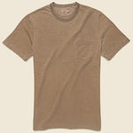 Garment Dyed Pocket Tee - Henna - Faherty - STAG Provisions - Tops - S/S Tee