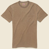 Garment Dyed Pocket Tee - Henna - Faherty - STAG Provisions - Tops - S/S Tee