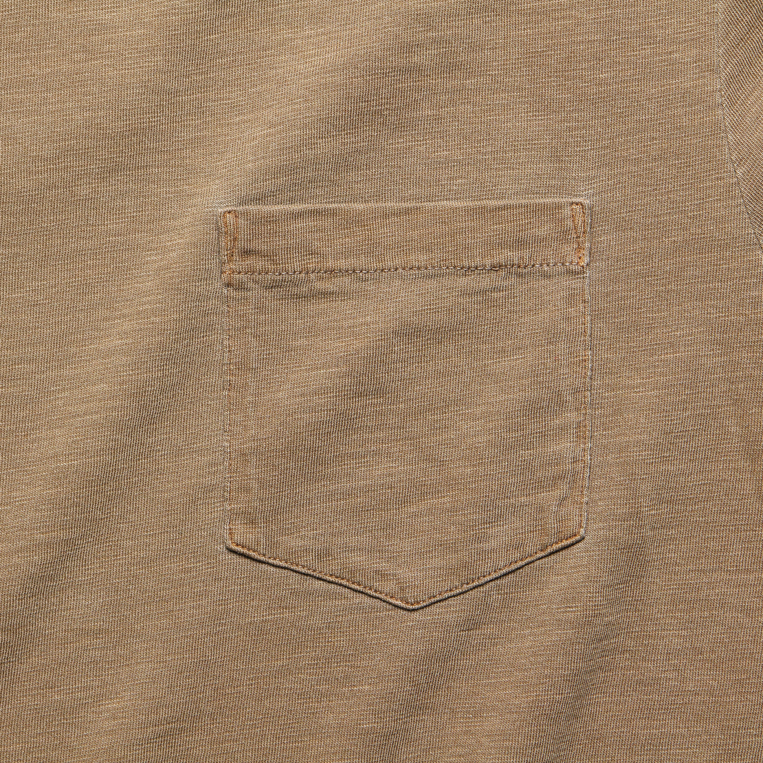 Garment Dyed Pocket Tee - Henna - Faherty - STAG Provisions - Tops - S/S Tee