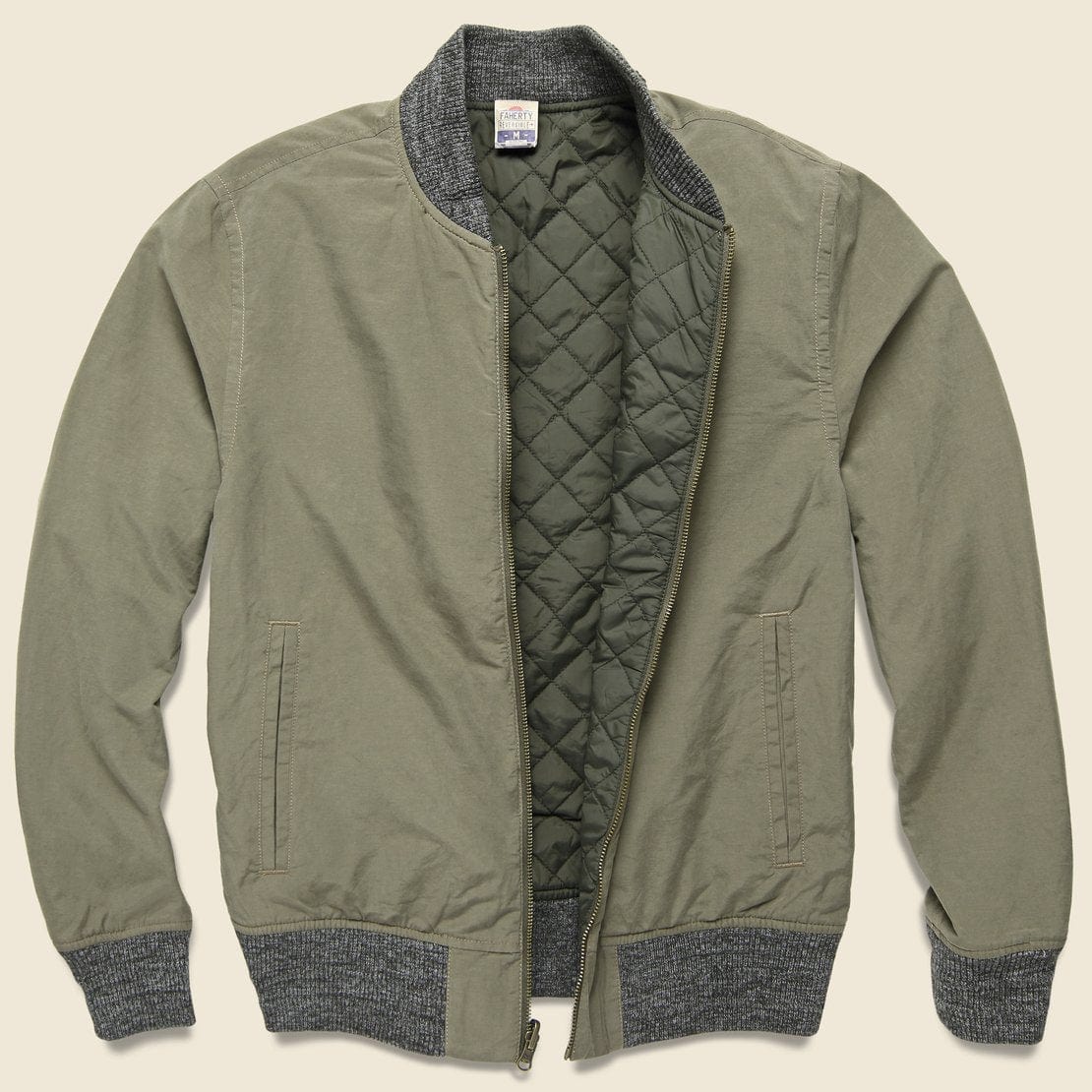 Surplus Bomber - Dark Olive - Faherty - STAG Provisions - Outerwear - Coat / Jacket