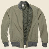 Surplus Bomber - Dark Olive - Faherty - STAG Provisions - Outerwear - Coat / Jacket