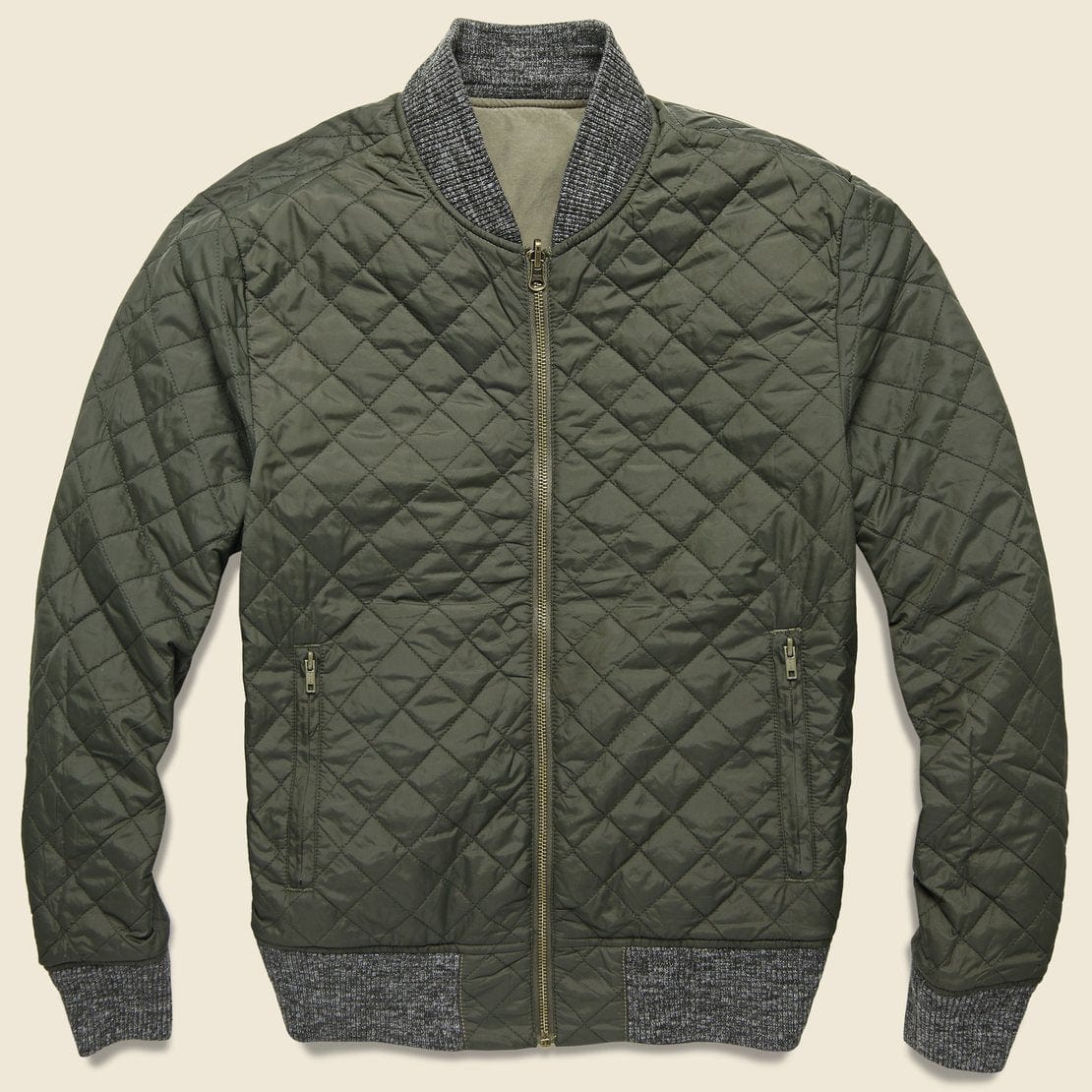 Surplus Bomber - Dark Olive - Faherty - STAG Provisions - Outerwear - Coat / Jacket