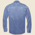 Knit Dobby Workshirt - 18 Year Wash - Faherty - STAG Provisions - Tops - L/S Woven - Other Pattern