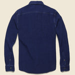 Quilted Naval Workshirt - Dark Java Wash - Faherty - STAG Provisions - Tops - L/S Woven - Overshirt