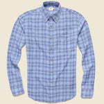 Pacific Shirt - Light Blue Melange - Faherty - STAG Provisions - Tops - L/S Woven - Plaid