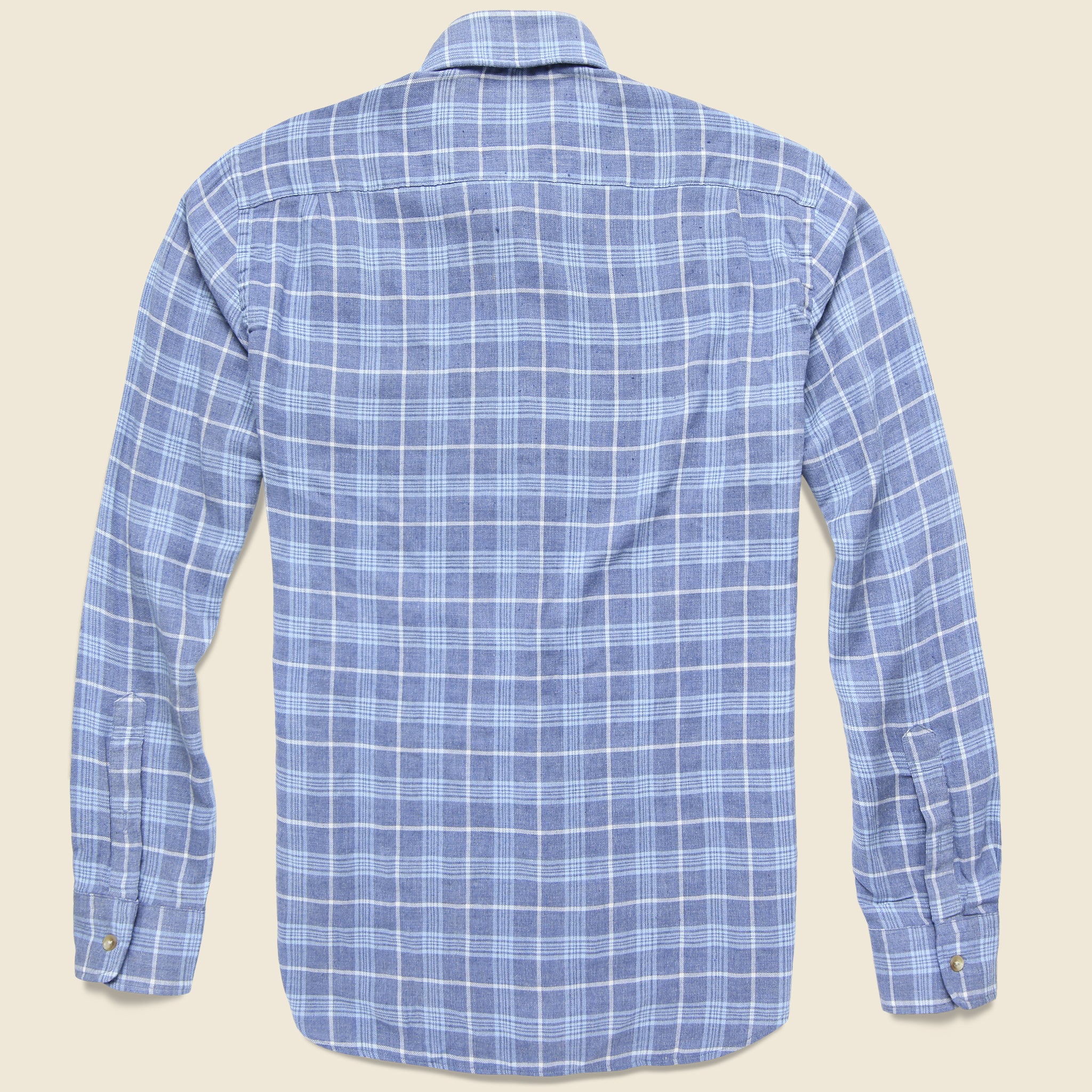 
                          Pacific Shirt - Light Blue Melange - Faherty - STAG Provisions - Tops - L/S Woven - Plaid
                        