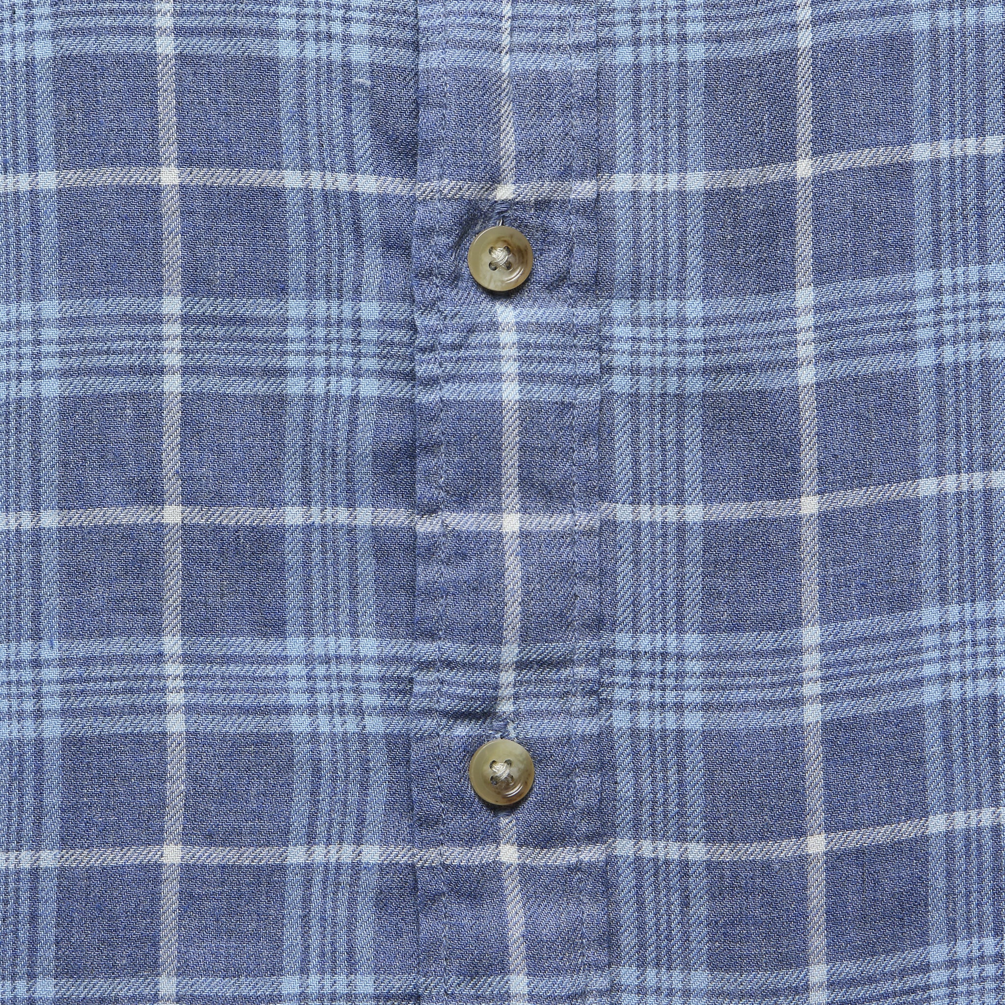 
                          Pacific Shirt - Light Blue Melange - Faherty - STAG Provisions - Tops - L/S Woven - Plaid
                        