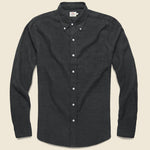 Melange Oxford Shirt - Washed Black - Faherty - STAG Provisions - Tops - L/S Woven - Solid