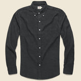 Melange Oxford Shirt - Washed Black - Faherty - STAG Provisions - Tops - L/S Woven - Solid
