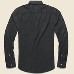 Melange Oxford Shirt - Washed Black - Faherty - STAG Provisions - Tops - L/S Woven - Solid