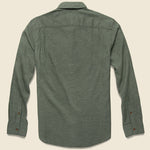 Melange Oxford Shirt - Spruce - Faherty - STAG Provisions - Tops - L/S Woven - Solid