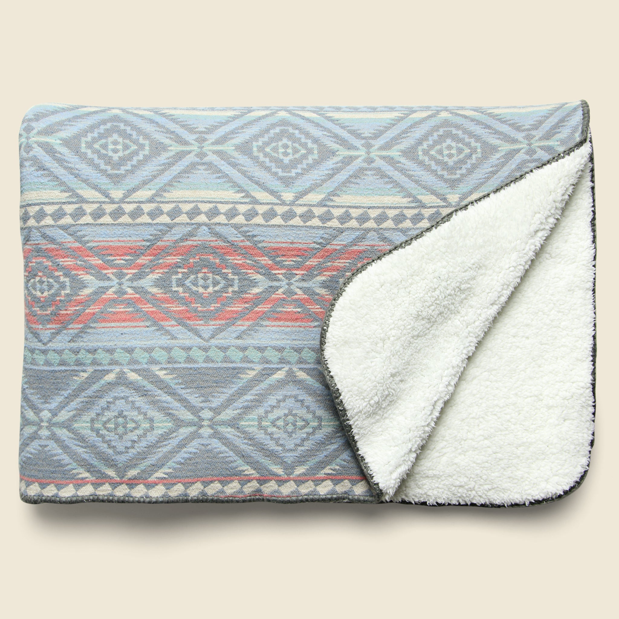 Aspen Sherpa Blanket - Aleutian Coast - Faherty - STAG Provisions - Gift - Blankets