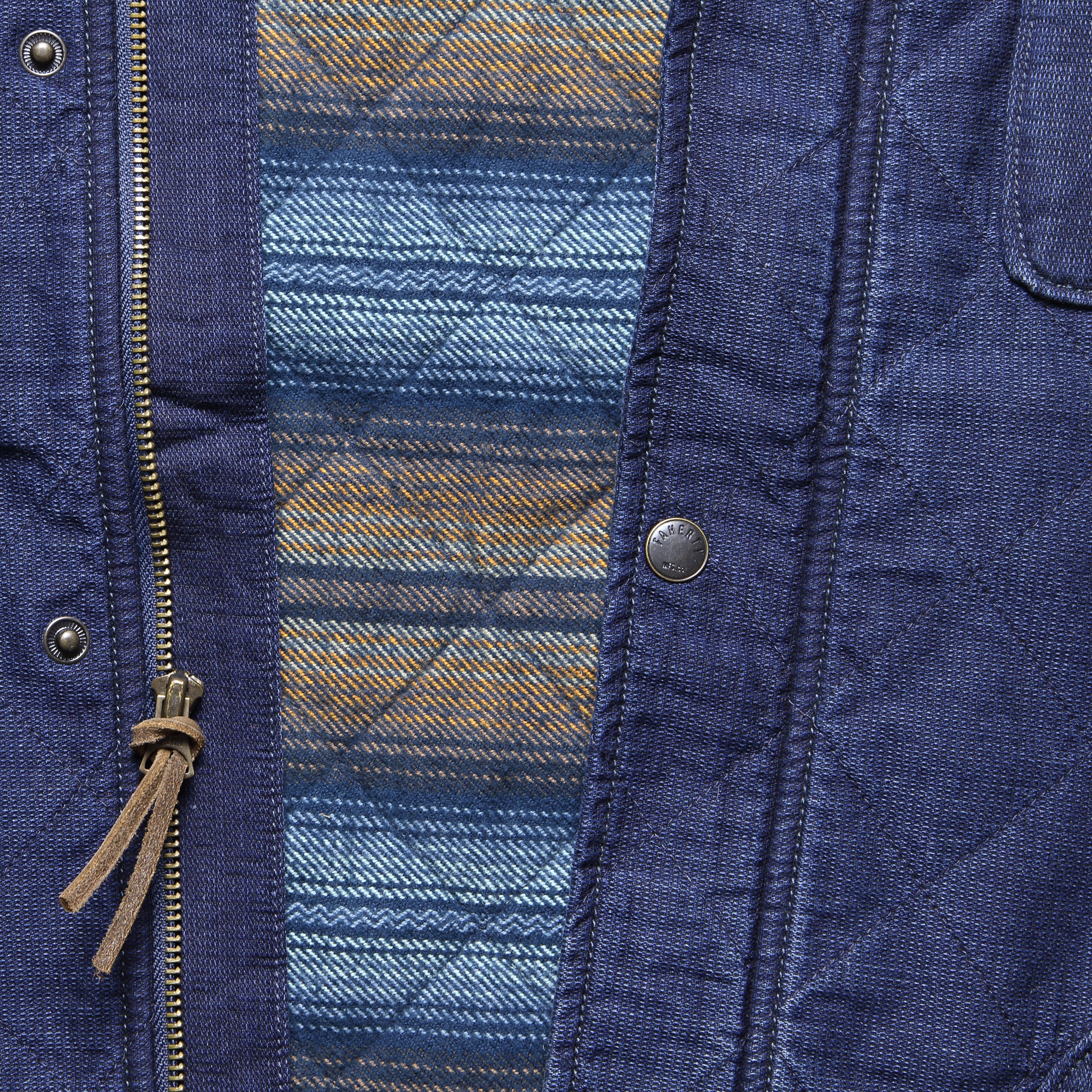 
                          Quilted Barn Coat - Indigo - Faherty - STAG Provisions - Outerwear - Coat / Jacket
                        