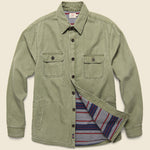 Blanket Lined CPO Shirt Jacket - Olive - Faherty - STAG Provisions - Outerwear - Shirt Jacket