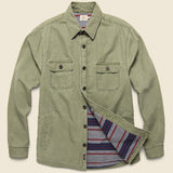 Blanket Lined CPO Shirt Jacket - Olive - Faherty - STAG Provisions - Outerwear - Shirt Jacket
