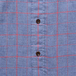Windowpane Ventura Shirt - Blue Melange - Faherty - STAG Provisions - Tops - L/S Woven - Plaid