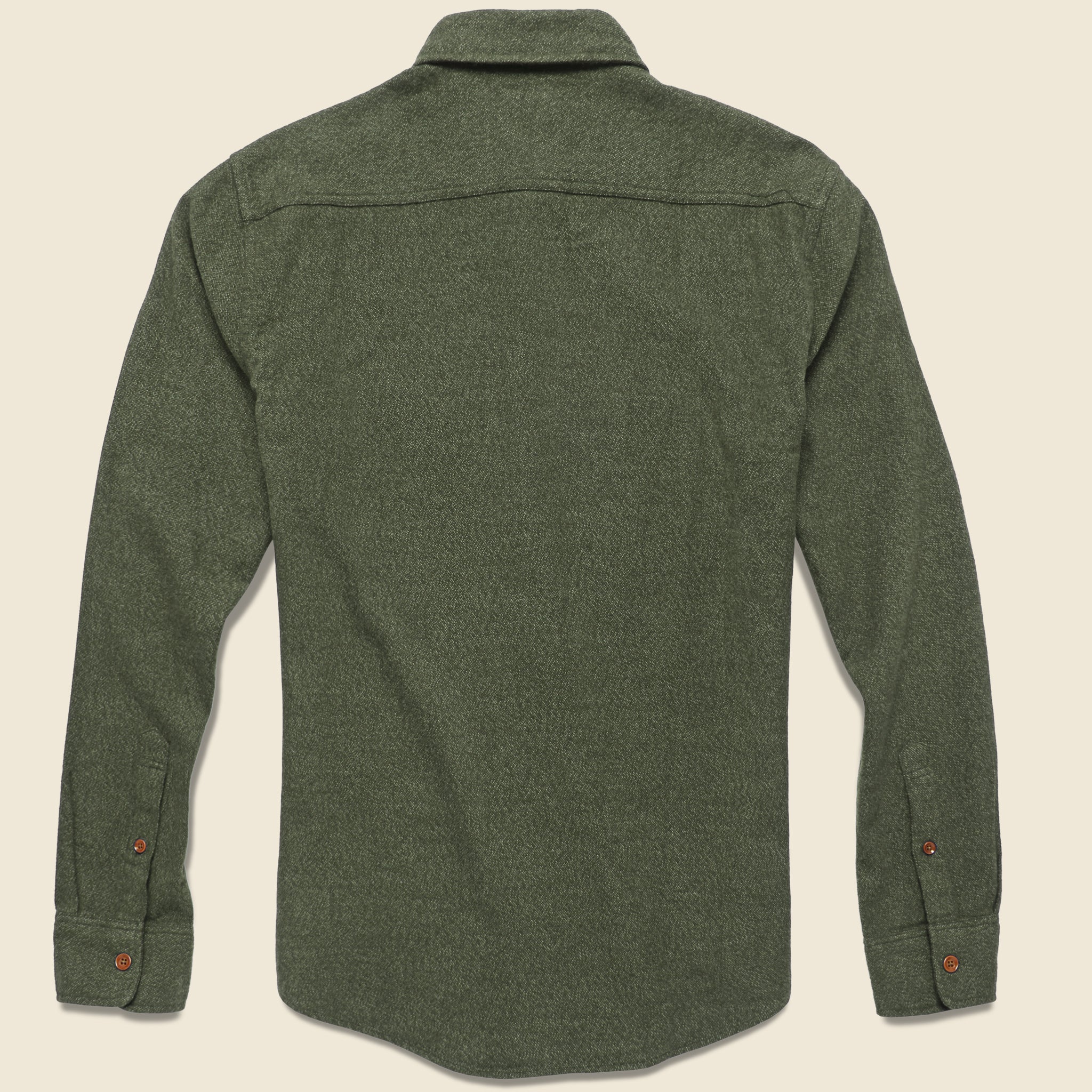 
                          Brushed Alpine Flannel - Hunter Green - Faherty - STAG Provisions - Tops - L/S Woven - Solid
                        