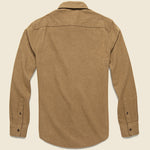 Brushed Alpine Flannel - Wheat - Faherty - STAG Provisions - Tops - L/S Woven - Solid