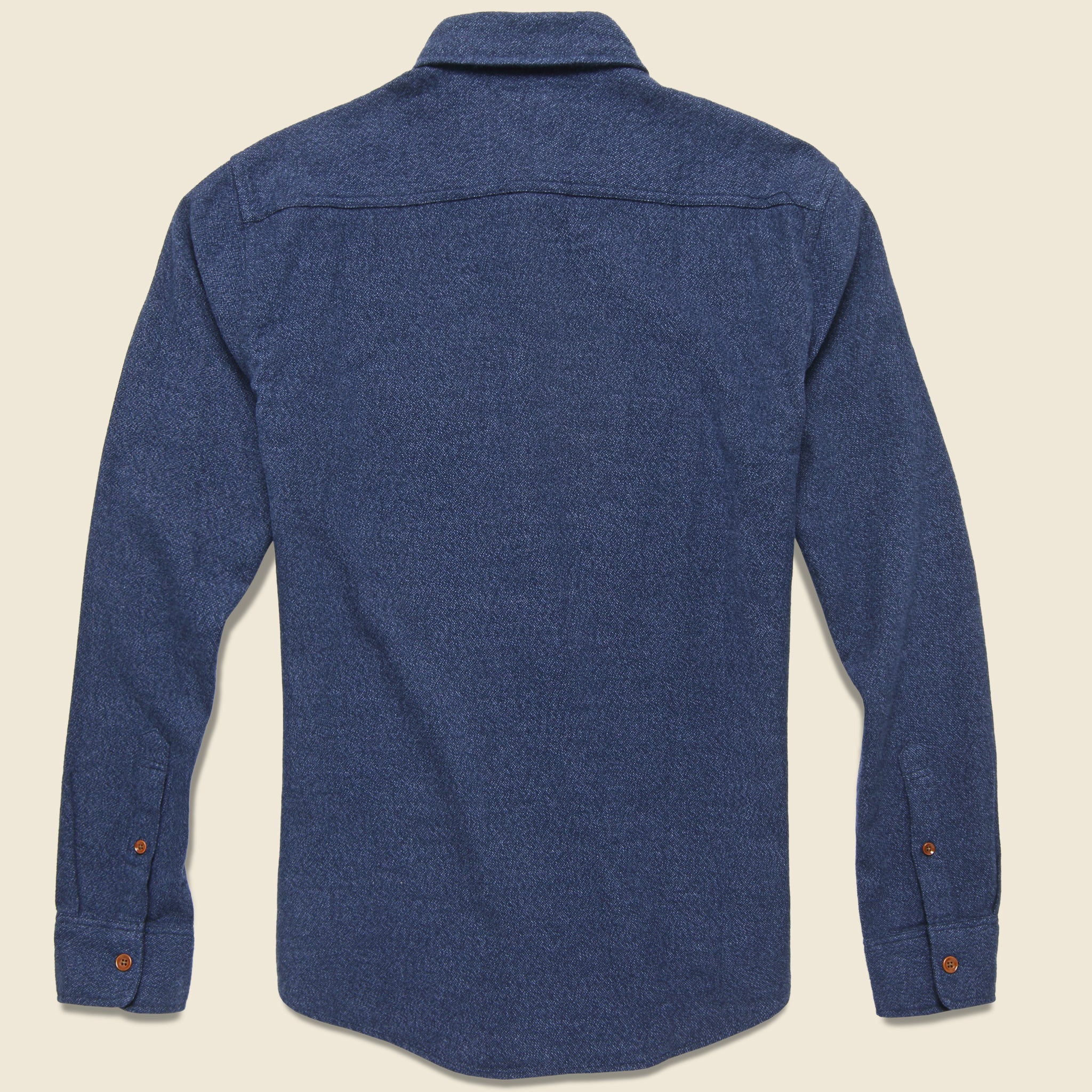 Brushed Alpine Flannel - Navy - Faherty - STAG Provisions - Tops - L/S Woven - Solid