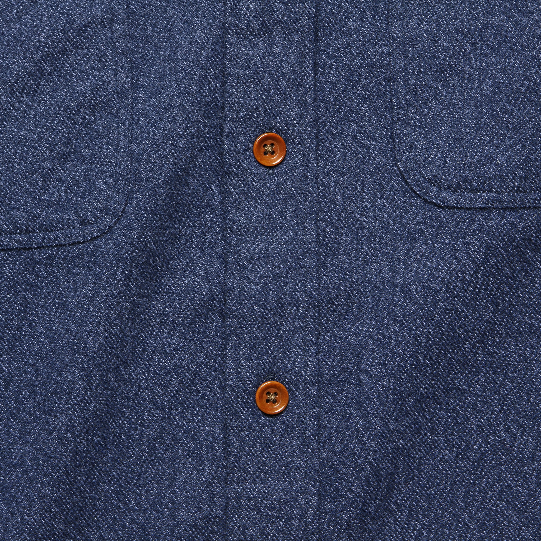 Brushed Alpine Flannel - Navy - Faherty - STAG Provisions - Tops - L/S Woven - Solid