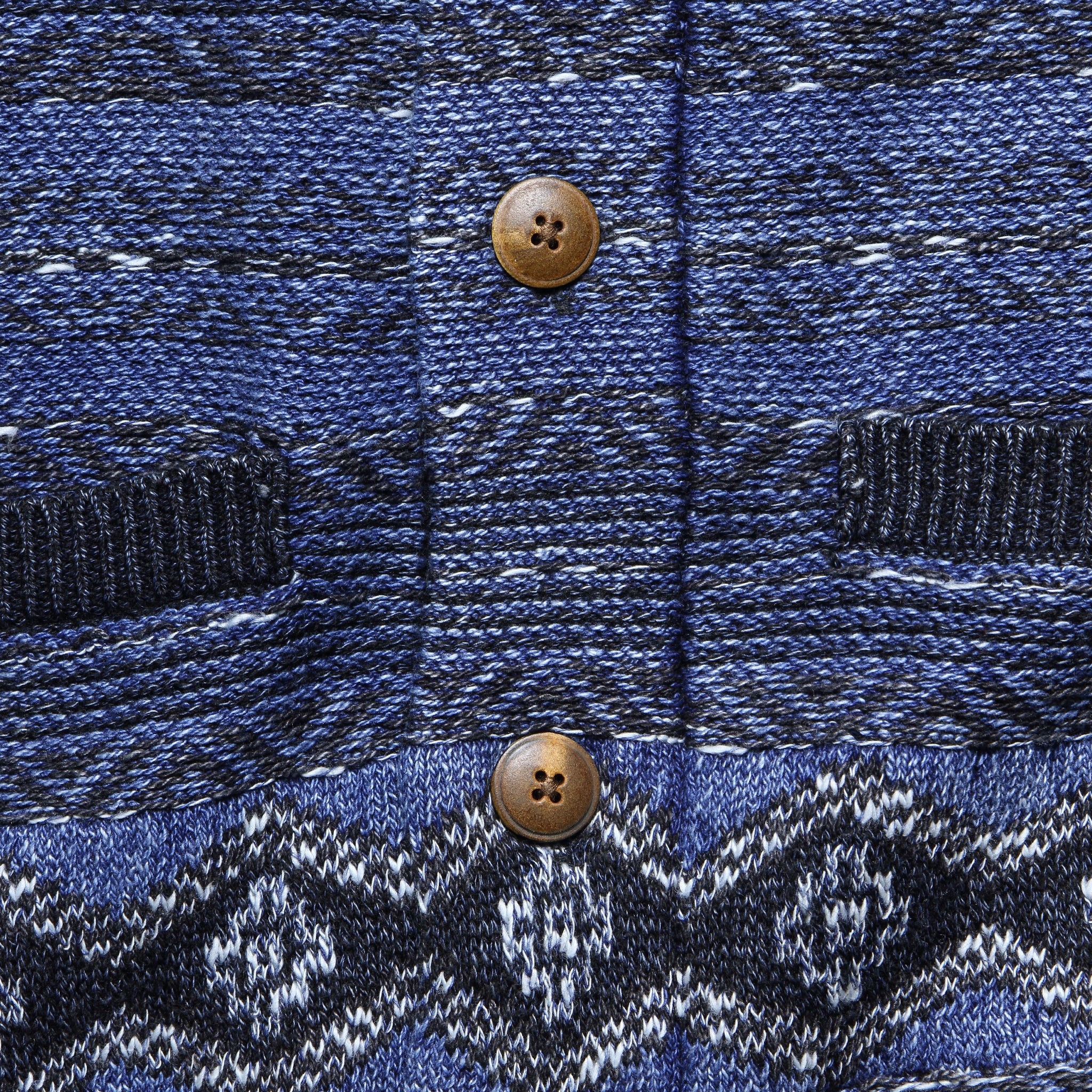 Indigo Shore Cardigan - Mixed Indigo - Faherty - STAG Provisions - Tops - Sweater