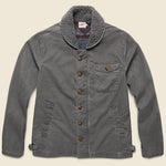 Deck Jacket - Charcoal Sulphur - Faherty - STAG Provisions - Outerwear - Coat / Jacket