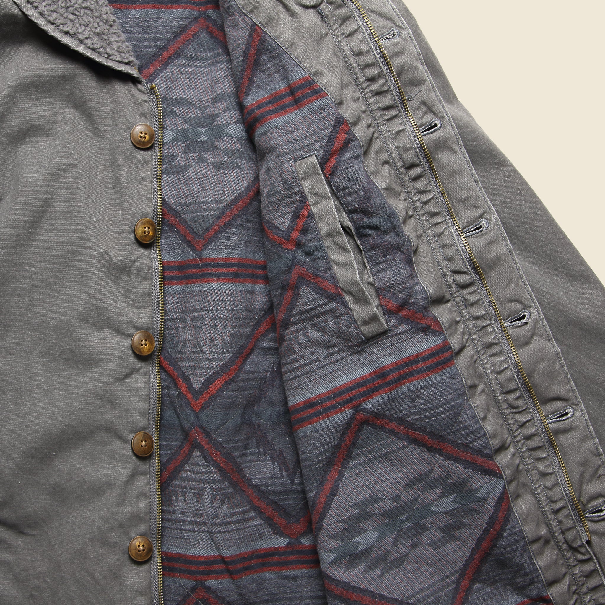 
                          Deck Jacket - Charcoal Sulphur - Faherty - STAG Provisions - Outerwear - Coat / Jacket
                        