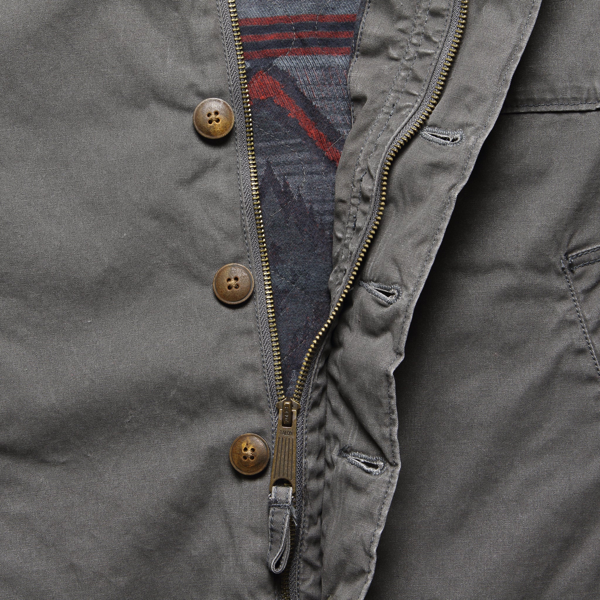 Deck Jacket - Charcoal Sulphur - Faherty - STAG Provisions - Outerwear - Coat / Jacket