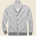 Heritage Fleece Cardigan - Heather Grey - Faherty - STAG Provisions - Tops - Fleece / Sweatshirt
