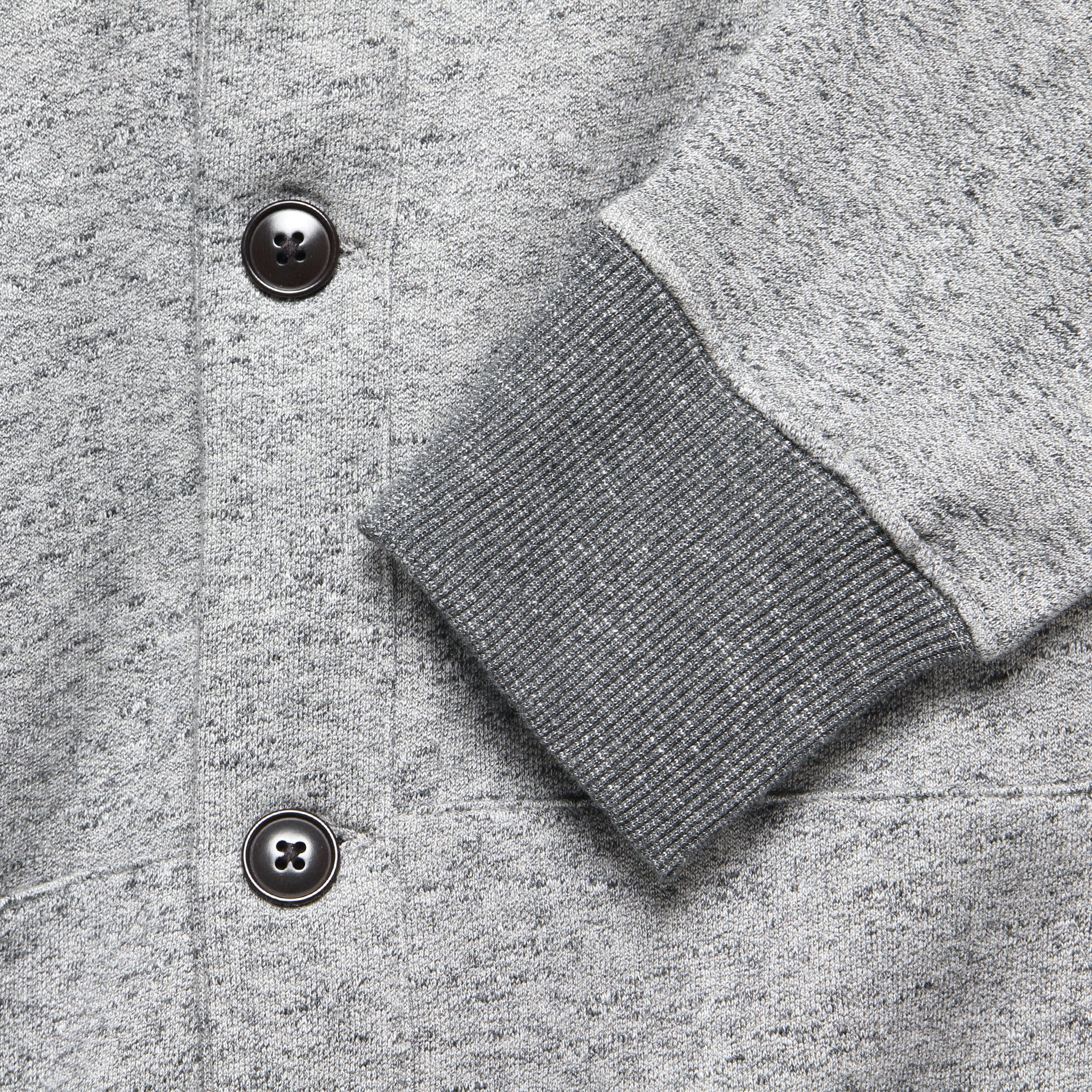 
                          Heritage Fleece Cardigan - Heather Grey - Faherty - STAG Provisions - Tops - Fleece / Sweatshirt
                        