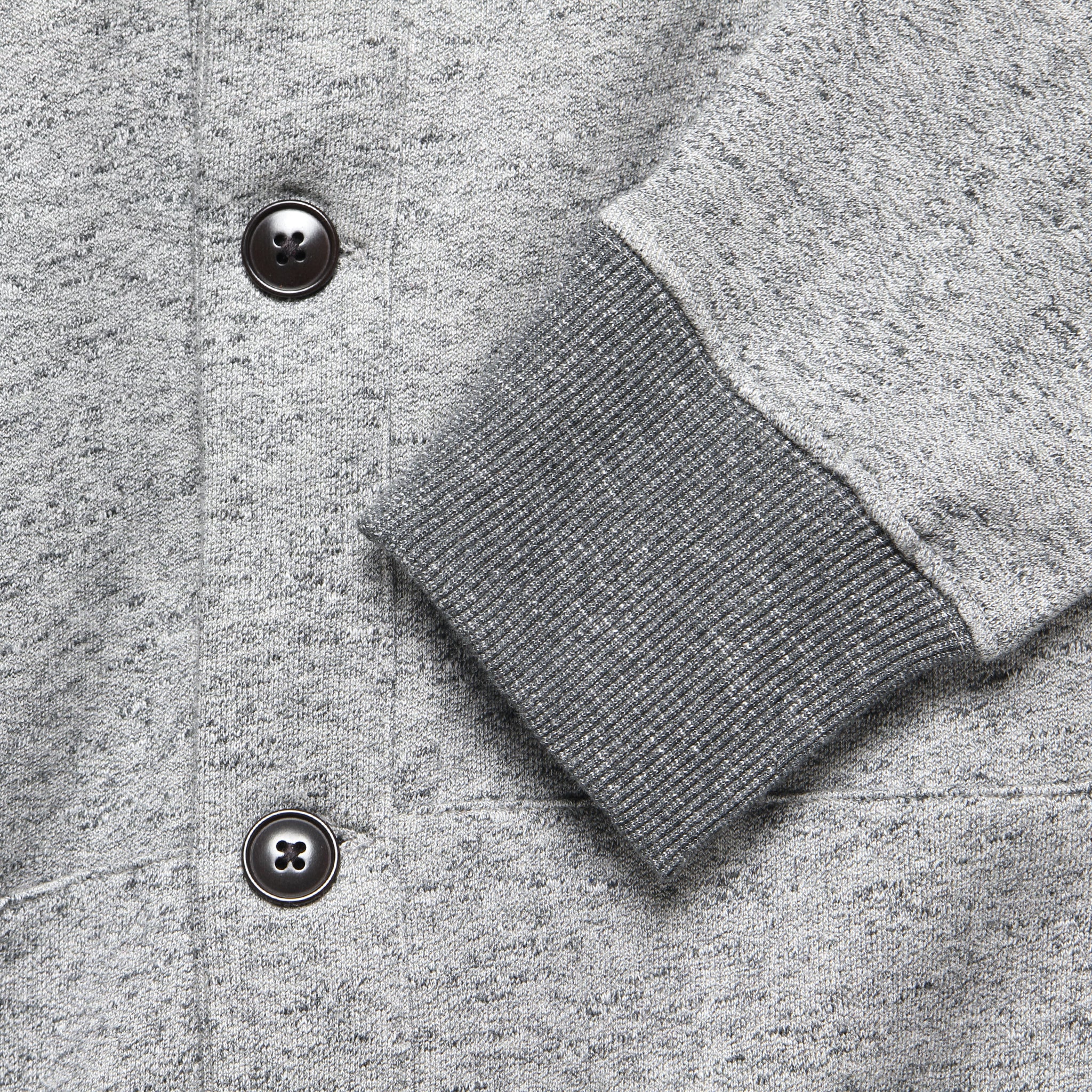 Heritage Fleece Cardigan - Heather Grey - Faherty - STAG Provisions - Tops - Fleece / Sweatshirt