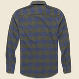 Brushed Alpine Flannel - Navy/Olive Buffalo - Faherty - STAG Provisions - Tops - L/S Woven - Plaid