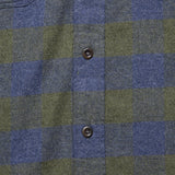 Brushed Alpine Flannel - Navy/Olive Buffalo - Faherty - STAG Provisions - Tops - L/S Woven - Plaid