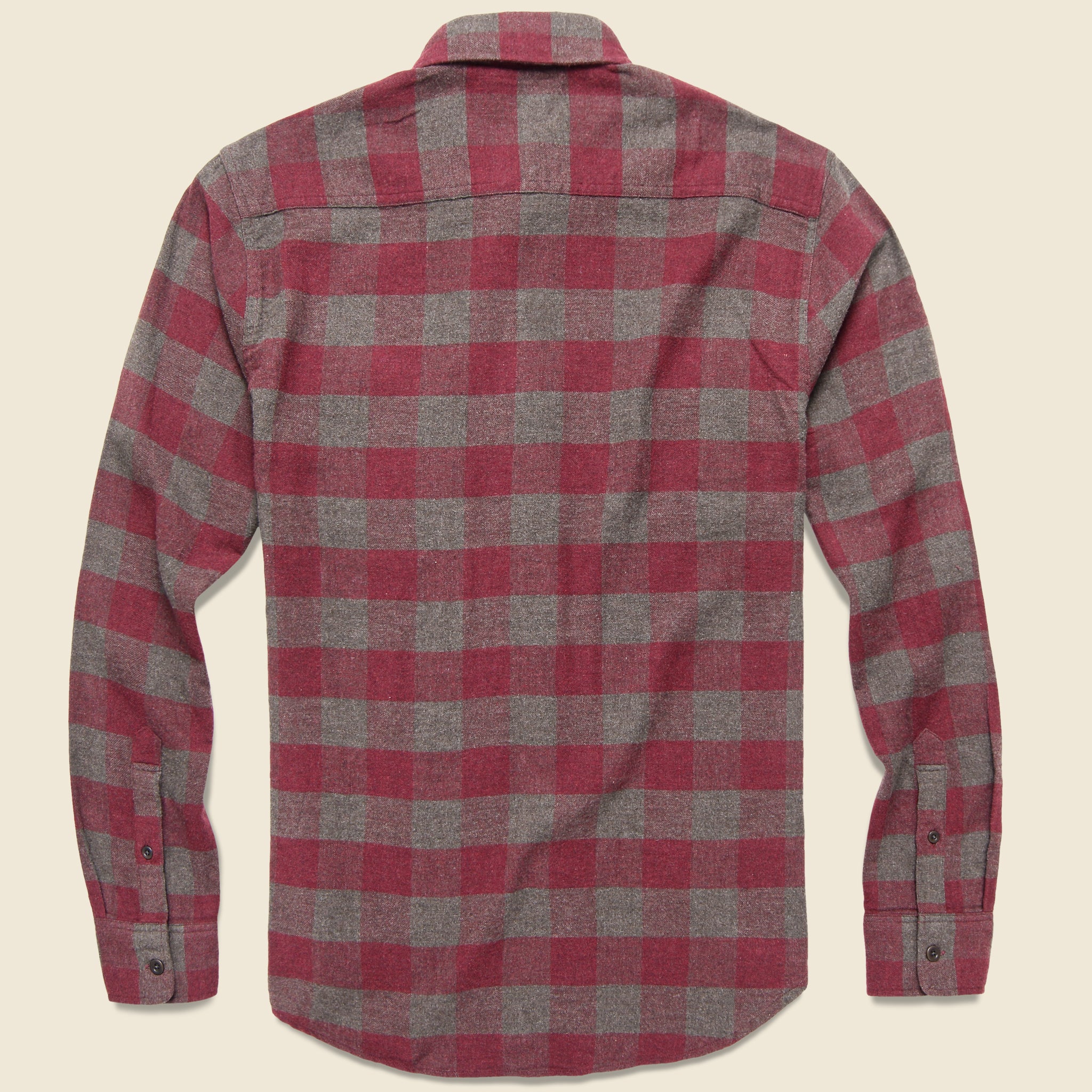 
                          Brushed Alpine Flannel - Wine/Chestnut Buffalo - Faherty - STAG Provisions - Tops - L/S Woven - Plaid
                        