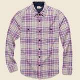 Brushed Alpine Flannel - Vintage Mountain Plaid - Faherty - STAG Provisions - Tops - L/S Woven - Plaid