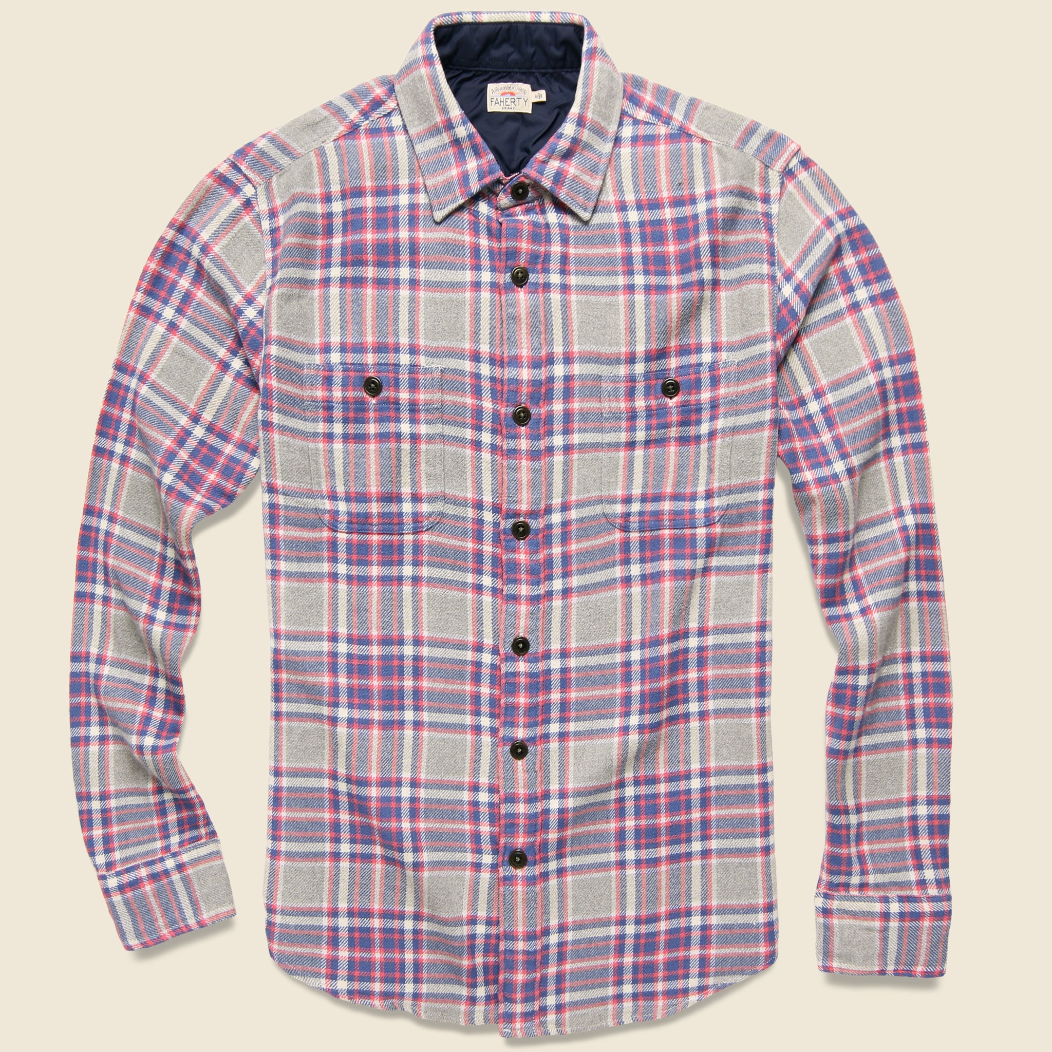 Brushed Alpine Flannel - Vintage Mountain Plaid - Faherty - STAG Provisions - Tops - L/S Woven - Plaid
